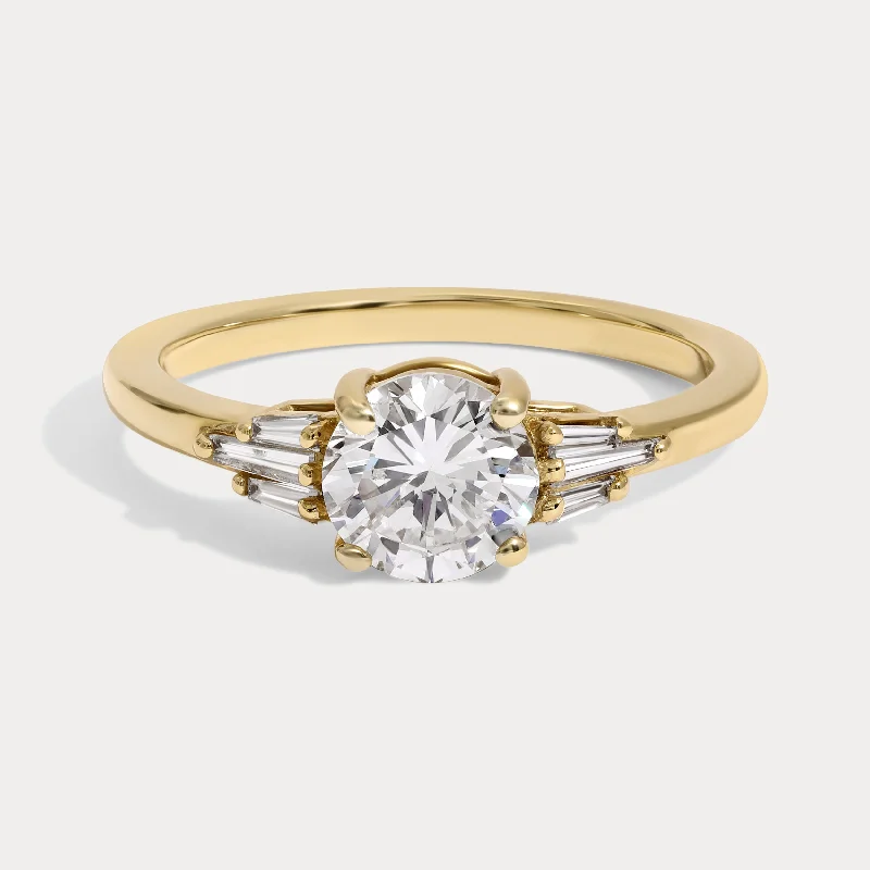 Don't Miss Out On Jaw-Dropping Jewelry Discounts Madelyn - 0.94ct Round Brilliant Earth Mined Diamond Ring