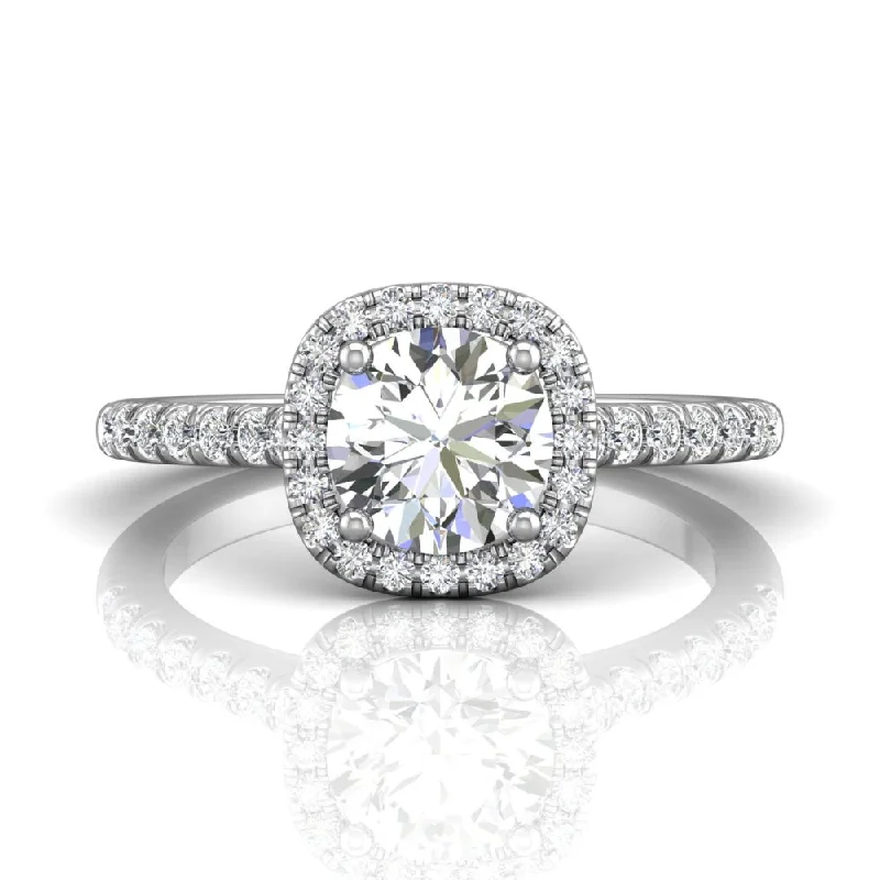 Limited-Stock Jewelry Sale – Shop Before It's Gone Martin Flyer FlyerFit Micropave Halo Engagement Ring