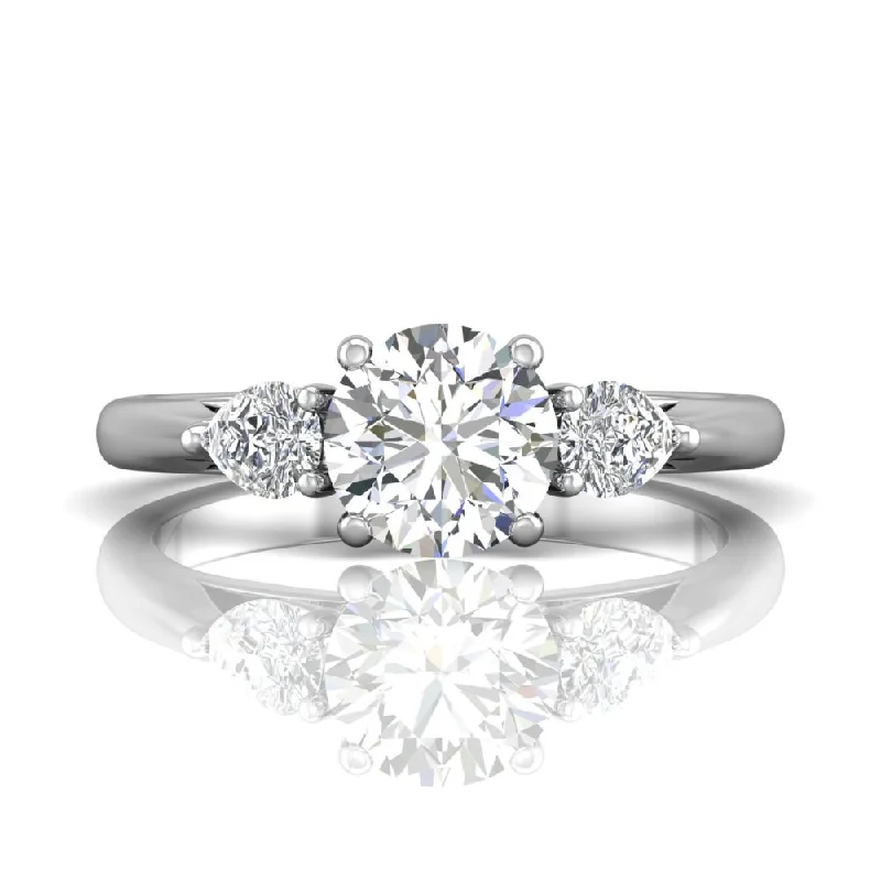 Martin Flyer FlyerFit Three Stone Engagement Ring