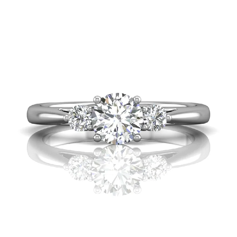 Martin Flyer FlyerFit Three Stone Engagement Ring