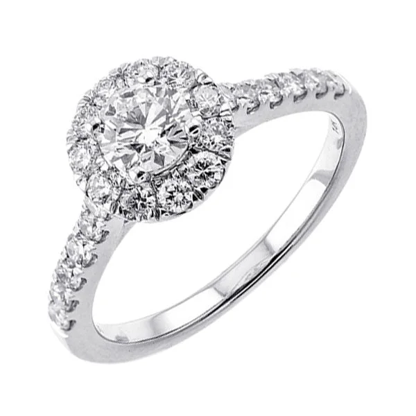 14KT WHITE GOLD DIAMOND(1CTW) RING