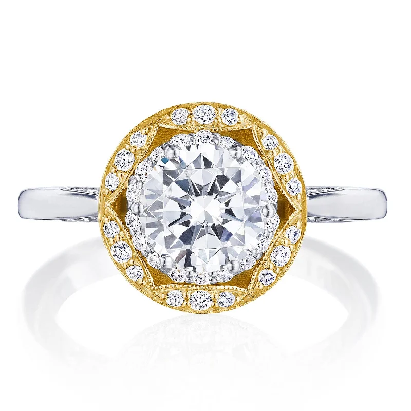 Shop Fine Jewelry With Amazing Deals Round Bloom Engagement Ring