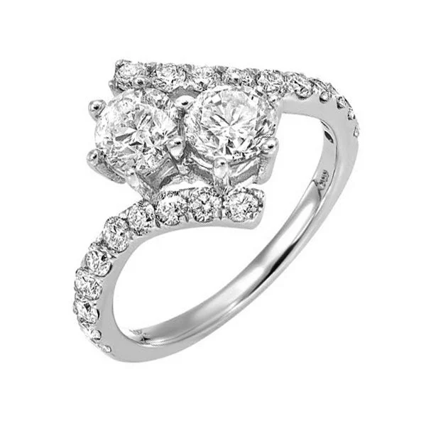 14KT WHITE GOLD DIAMOND(1/2CTW) RING