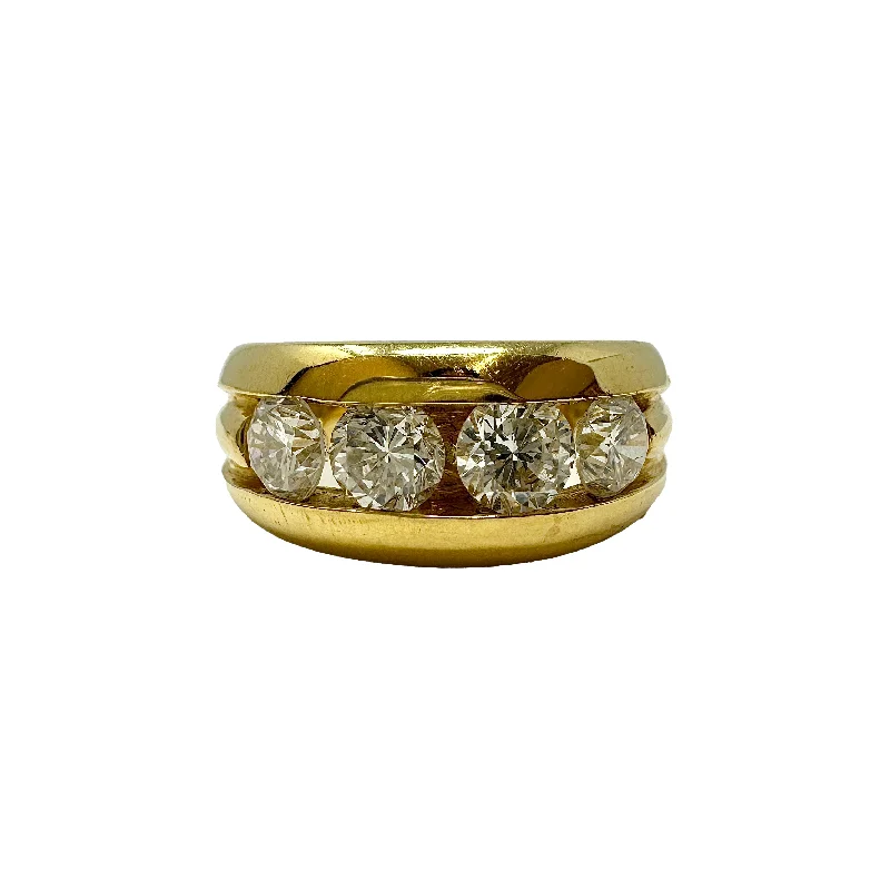 Personalized Jewelry Sale – Meaningful Gifts At Great Prices 18K Gold Ring with 4 Diamonds Personalized Jewelry Sale – Meaningful Gifts At Great Prices 18K Gold Ring with 4 Diamonds