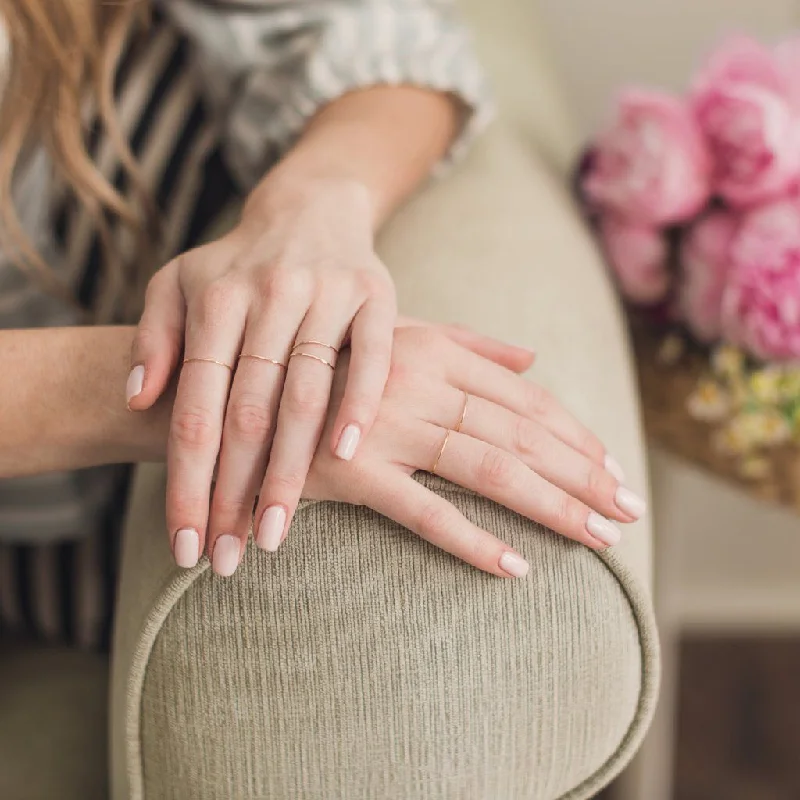 Glamorous Jewelry, Glamorous Deals – Shop Now Hammered Skinny Stacking Ring, 14k Gold Glamorous Jewelry, Glamorous Deals – Shop Now Hammered Skinny Stacking Ring, 14k Gold