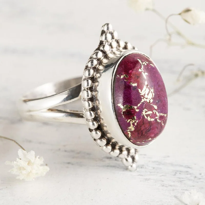Exclusive Jewelry Sale Event – Shop Now Purple Copper Turquoise Ring