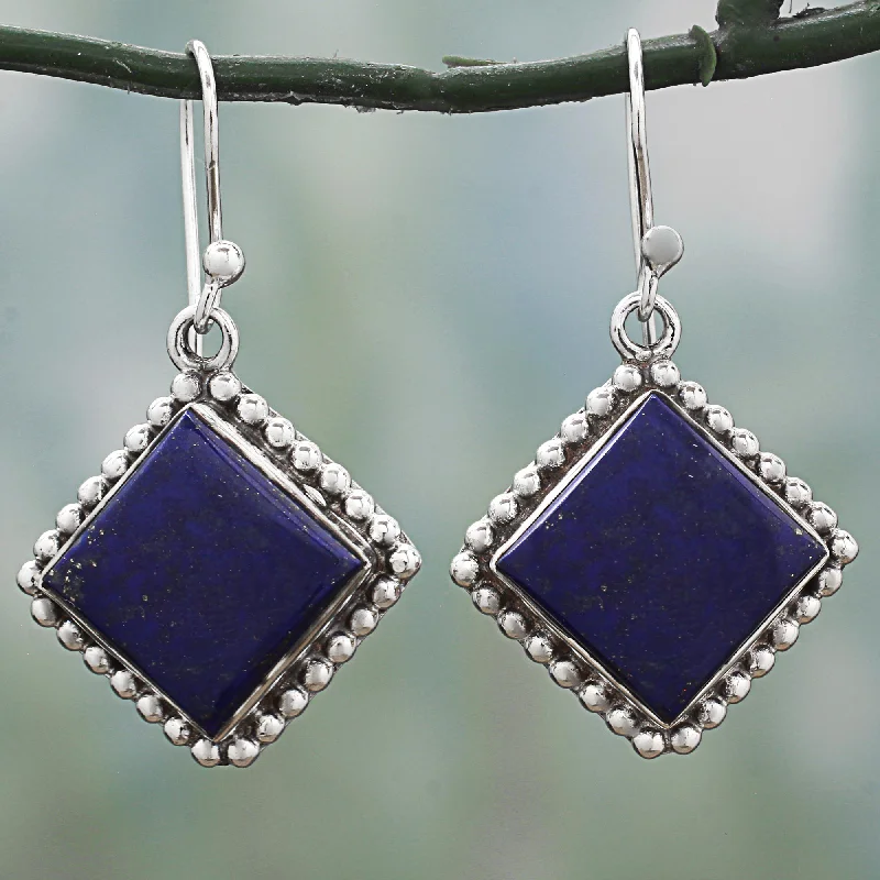 Unique Jewelry For Less – Shop The Sale Now Blue Kite Kite Shaped Sterling Silver Lapis Lazuli Dangle Earrings