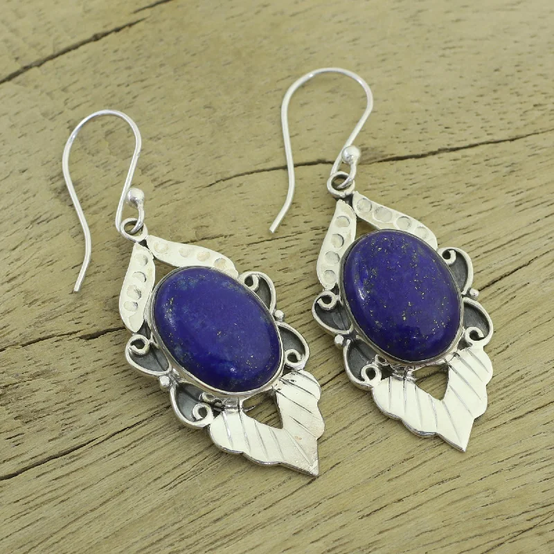 Limited-Time Jewelry Sale – Elegant Styles At Less Blue Lotus Lapis Lazuli Earrings