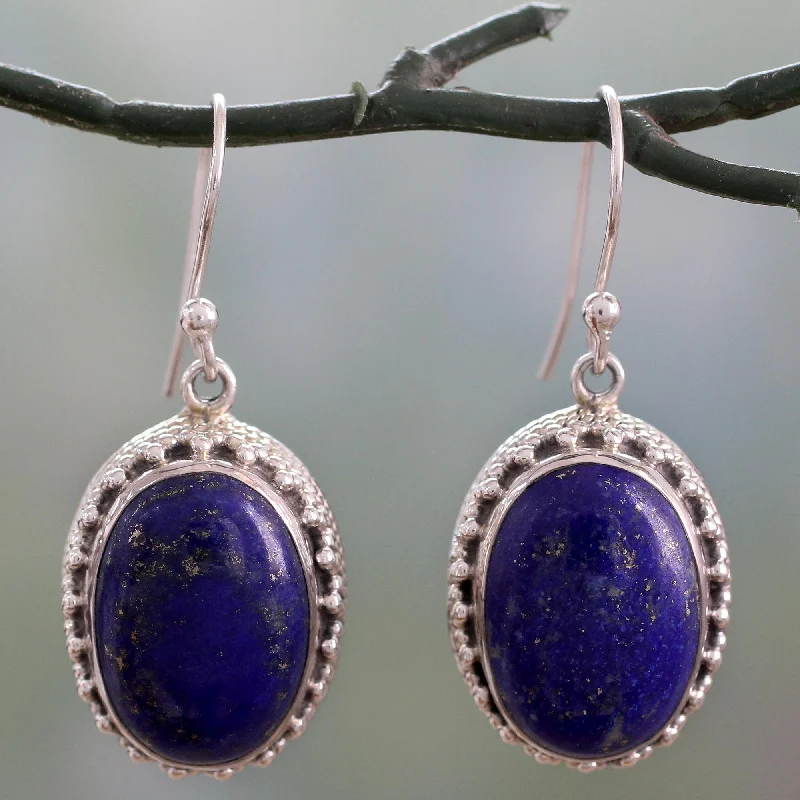 Affordable Glamour – Premium Jewelry At Special Prices Blue Mystique Hand Crafted Sterling Silver and Lapis Lazuli Earrings