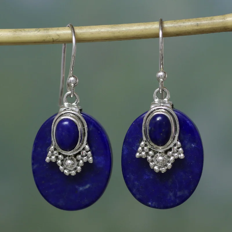 Limited-Stock Jewelry Clearance – Grab Your Favorites Now Constellations Artisan Jewelry Lapis Lazuli and Sterling Silver Earrings