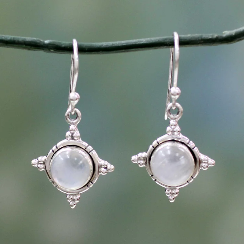 Shop High-Quality Jewelry At Jaw-Dropping Discounts Endless Moonlight Artisan Jewelry Sterling Silver Rainbow Moonstone Earrings