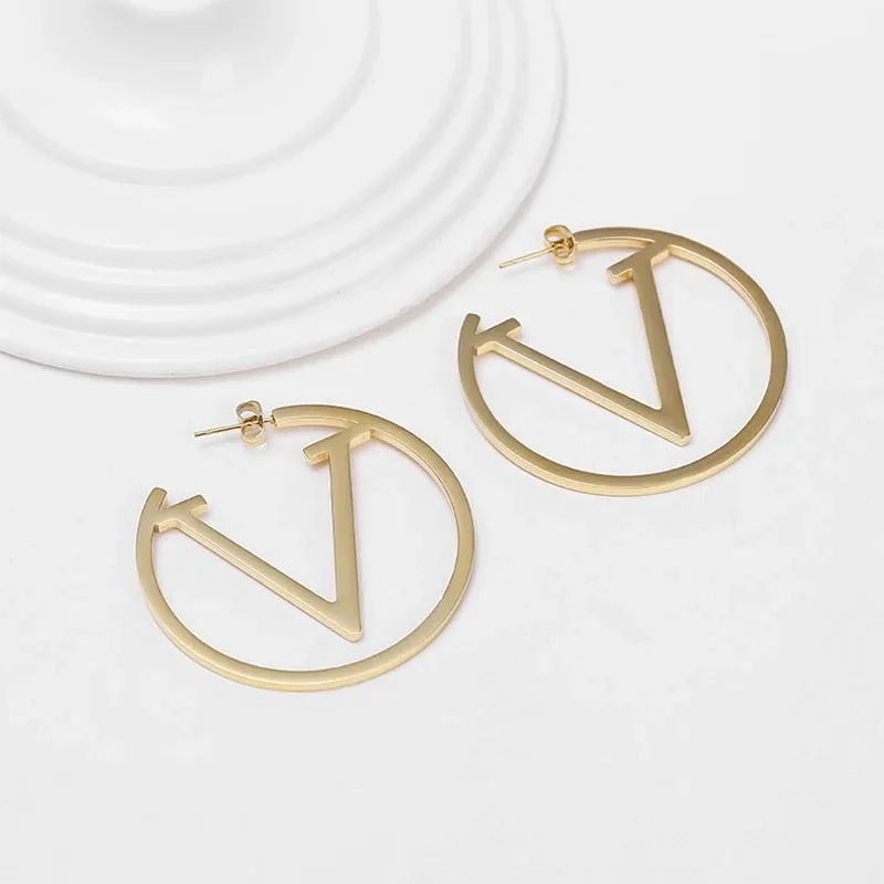 Fashion Trend Letter Earrings For Women