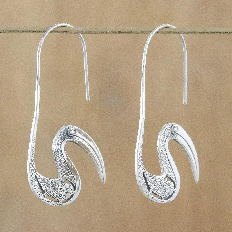 Elegant Jewelry, Exclusive Prices – Shop Now Gentle Stork Sterling silver drop earrings