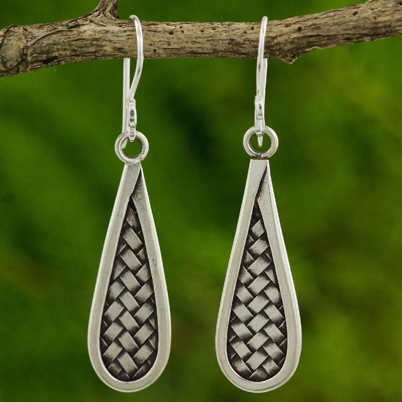 Upgrade Your Collection With Our Limited-Time Jewelry Sale Karen Morning Artisan Crafted Silver Dangle Earrings from Thailand