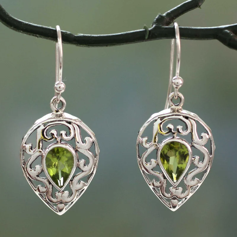 Best-Selling Jewelry Now Available At Special Deals Lime Lace Peridot Drop Earrings