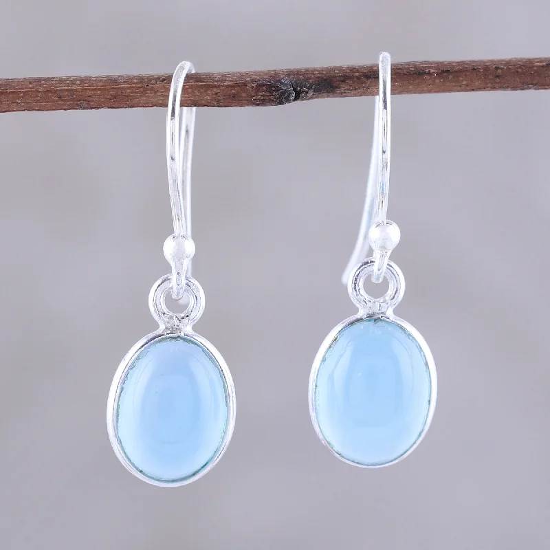 Shop Dazzling Rings, Earrings, And More At Special Discounts Luminous Sky Blue Sterling Silver Earrings