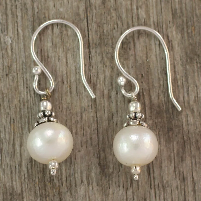 Grab Your Dream Jewelry At The Lowest Prices Mumbai Moonlight Pearl Dangle Earrings