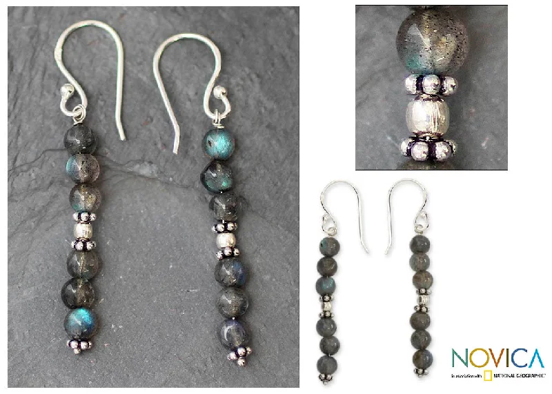 Unbeatable Offers On Luxury And Everyday Jewelry Pillars of Intuition Labradorite Earrings