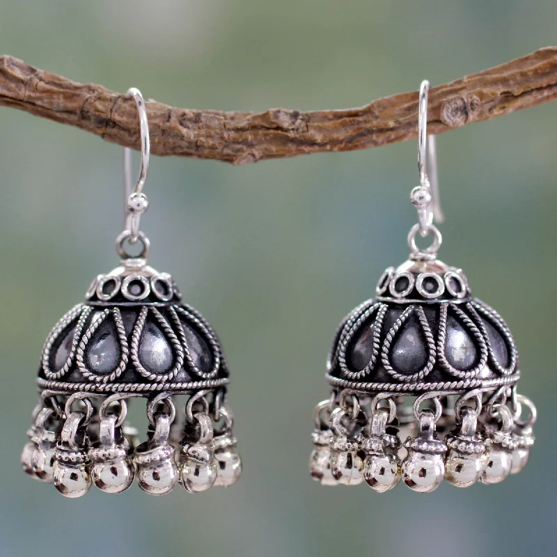 Unique Jewelry Designs Now At Discounted Rates Silver Bells Sterling Silver Earrings