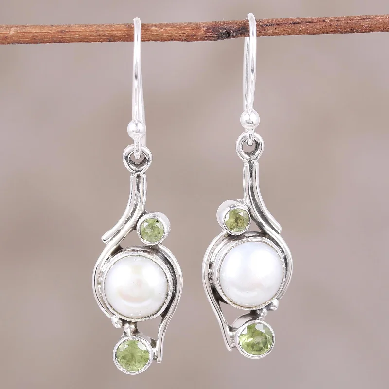 Bestselling Jewelry Now On Sale – Elevate Your Look Sweet Dreams India Style Pearls and Peridot Earrings