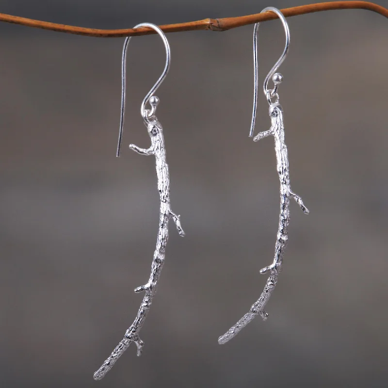 Accessorize For Less – Luxury Jewelry At Affordable Prices The Root Artisan Crafted Sterling Silver Root Dangle Earrings