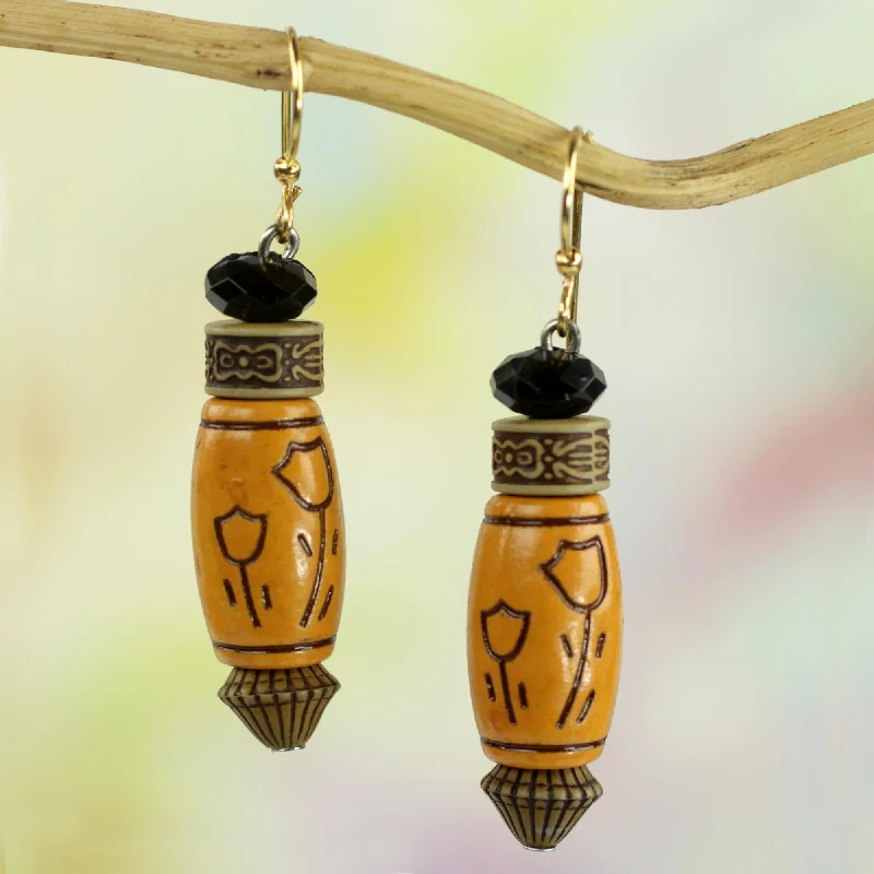 Trending Jewelry Styles Now At Limited-Time Discounts Tulip Love Fair Trade West African Recycled Plastic Beaded Earrings