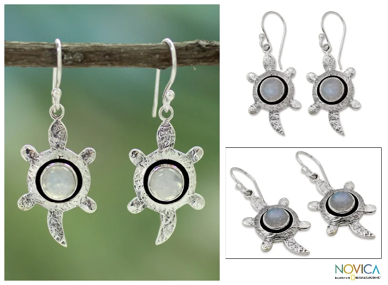 Breathtaking Jewelry, Breathtaking Prices Turtle Wisdom Sterling Silver Earrings