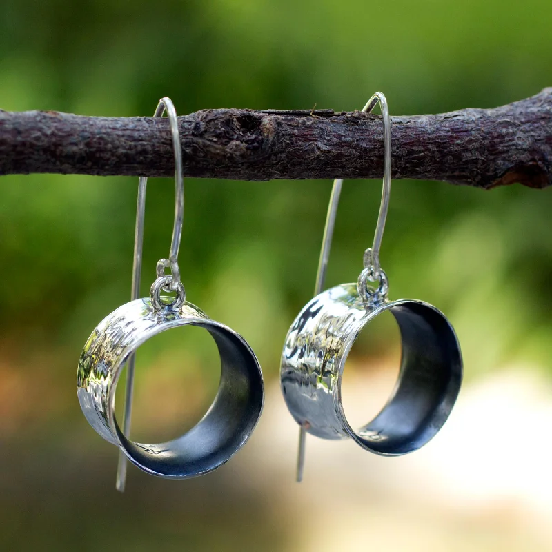 Special Sale On Handcrafted Jewelry – Shop Today Urban Moon Handmade Modern Fine Silver Dangle Earrings