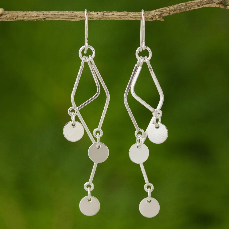 Buy More, Save More On Stunning Jewelry Designs Wind Chime Sterling silver dangle earrings