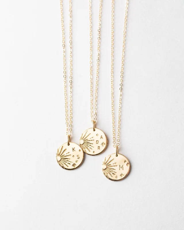 Handcrafted Jewelry Sale – Unique Designs At Low Prices Galaxy Initial Necklace