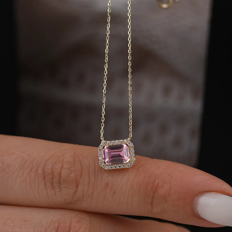 Limited Stock On Premium Jewelry At Low Prices Rosy Aura Zircon Necklace