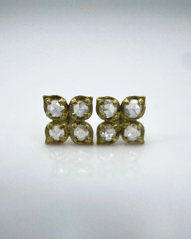 Luxury Jewelry Sale – Elegant Styles At Unbeatable Prices Adel Chefridi Flower Mosaic Stud Earrings