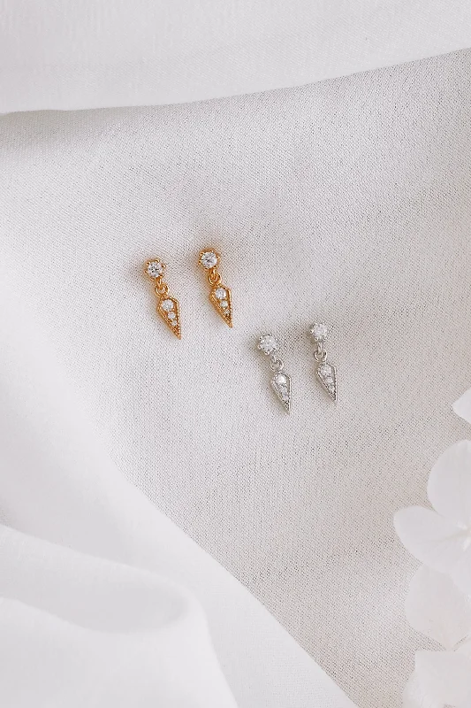 Dazzle In Elegance With Our Biggest Jewelry Sale Adelina - Sterling Silver Stud Earrings