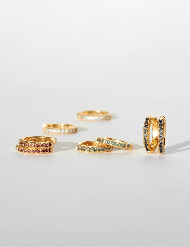 Chic, Trendy, And Affordable Jewelry Sale Aura Birthstone Hoops