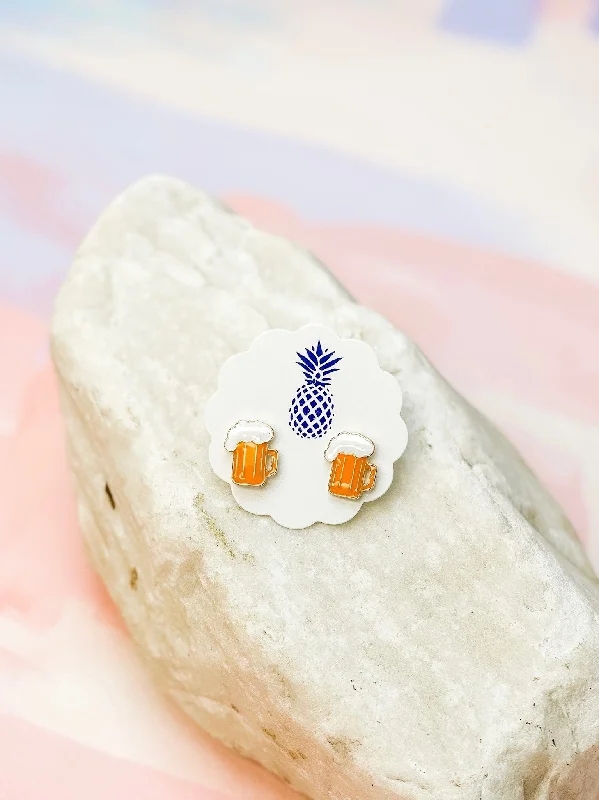 Don't Miss Out – Shop Elegant Jewelry For Less Beer Signature Enamel Stud Earrings