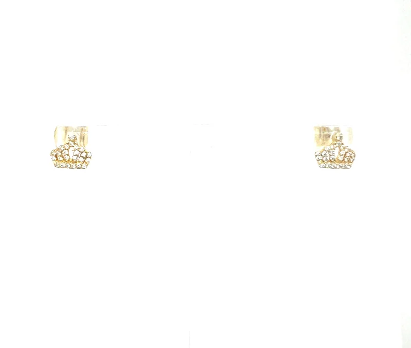 Trending Jewelry Now Available At Exclusive Prices CROWN STUD EARRINGS