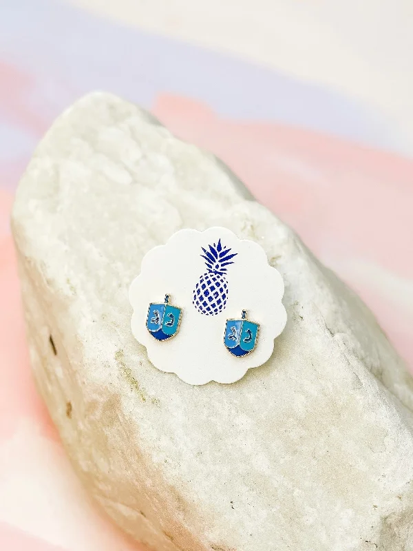 Trendy And Classic Jewelry Now At Reduced Prices Dreidel Signature Enamel Stud Earrings