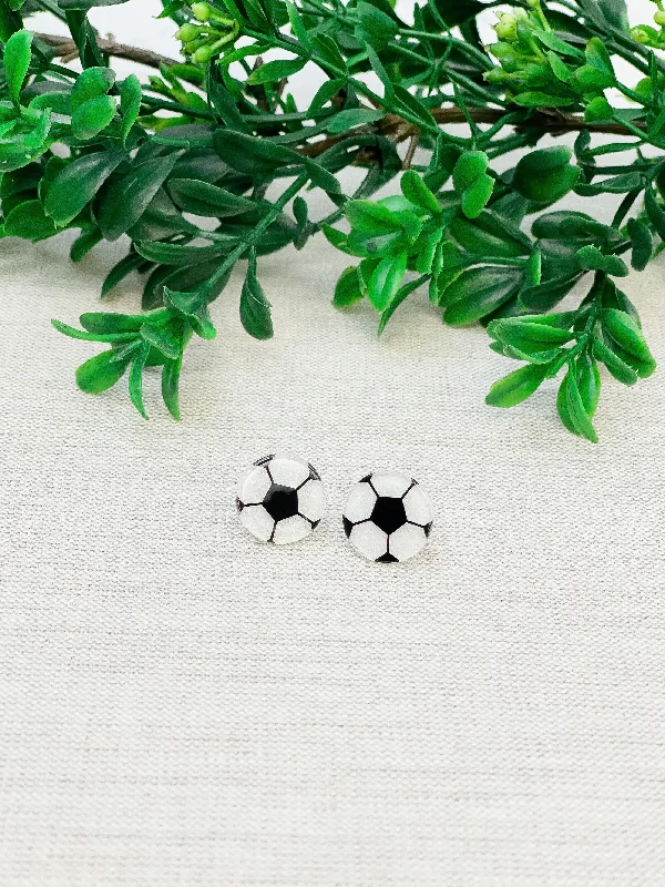 Shop Signature Jewelry Styles At Exclusive Prices Glitter Acrylic Sports Stud Earrings - Soccer