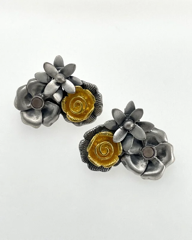 Sparkle More For Less – Jewelry Sale Happening Now Himatsingka Flower Stud Earrings