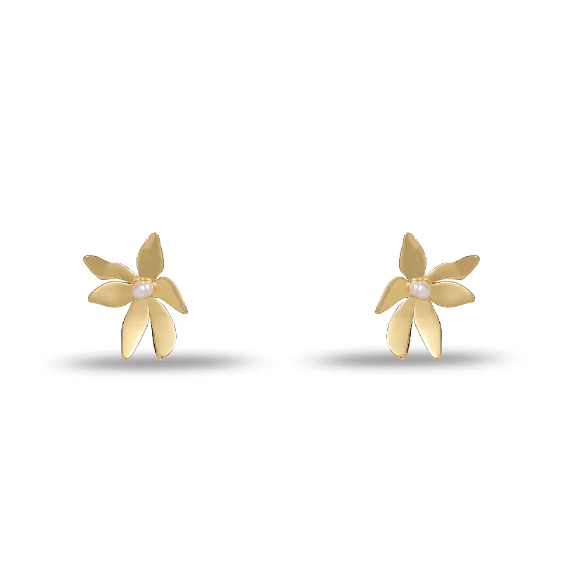 Final Call – Shop Exquisite Jewelry Before It's Gone GOLD IRIS STUD EARRINGS