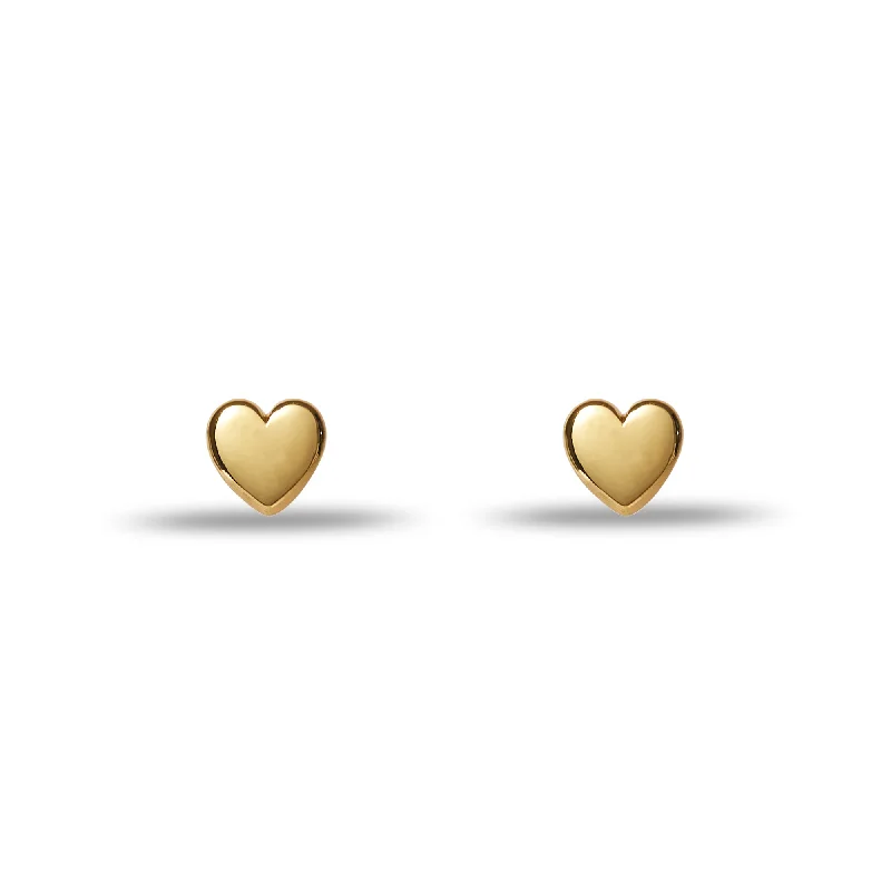 Beautiful Jewelry, Breathtaking Discounts – Hurry In GOLD MINI HEART STUD EARRINGS