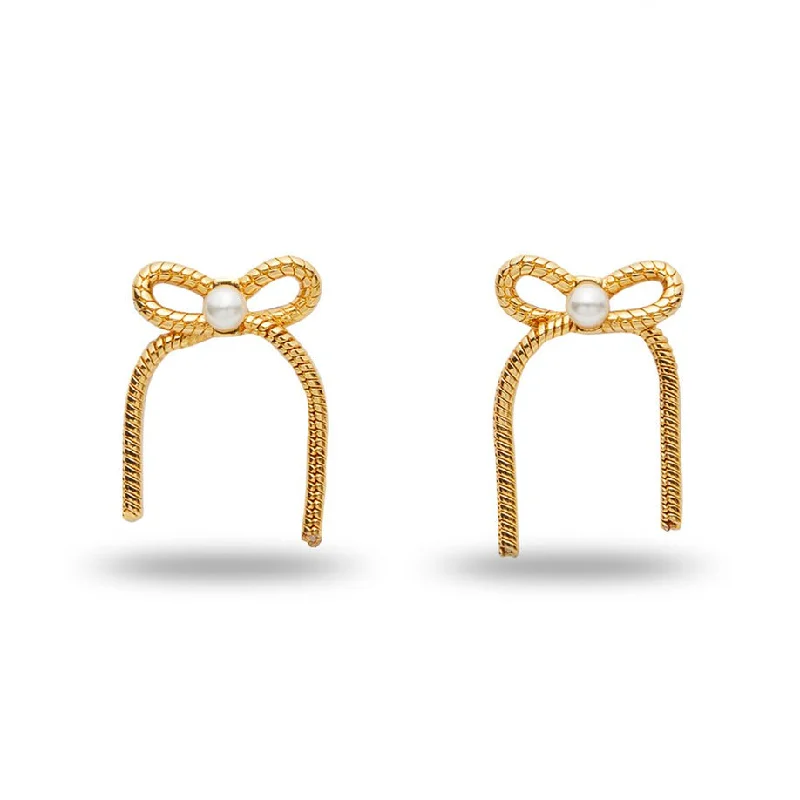 Premium Jewelry At Promotional Prices – Shine Today GOLD BOW STUD EARRINGS