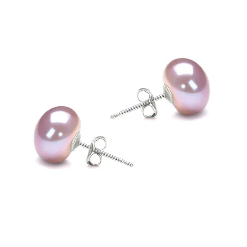 Unique Jewelry For Less – Shop The Sale Now Lavender Freshwater Pearl Stud Earrings Sterling Silver Plated 6-7mm/Lavender/Silver