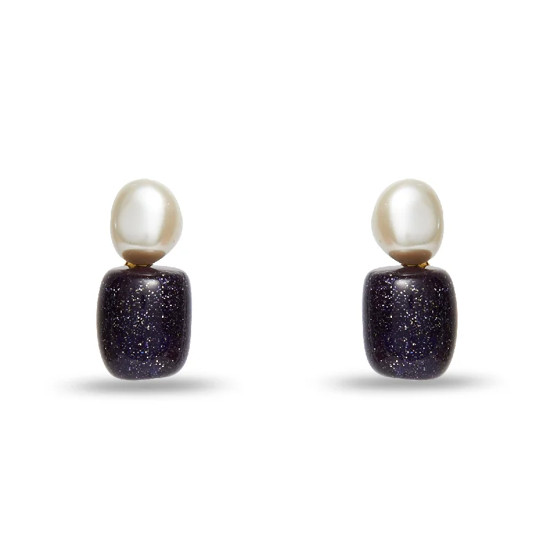 Premium Diamond Jewelry At Once-In-A-Lifetime Discounts MIDNIGHT PEBBLE STUD EARRINGS