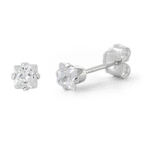 Don't Miss Out On Jaw-Dropping Jewelry Discounts Mini Square Silver Stud Earrings