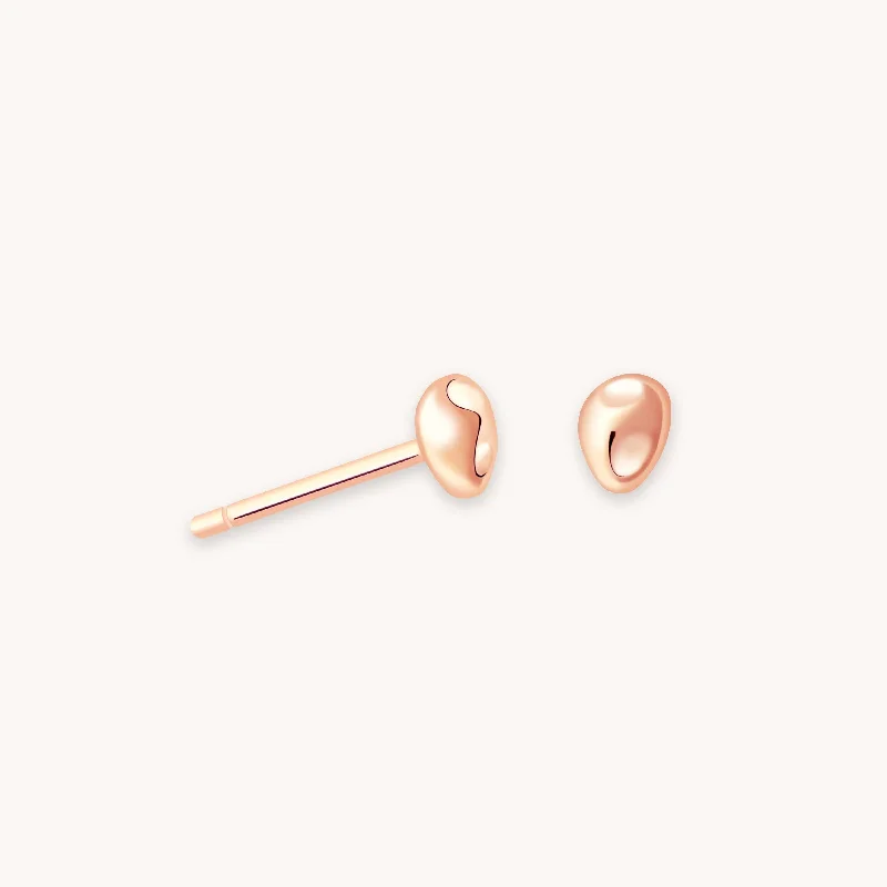 Premium Jewelry At Special Low Prices For A Limited Time Molten Small Stud Earrings in Rose Gold