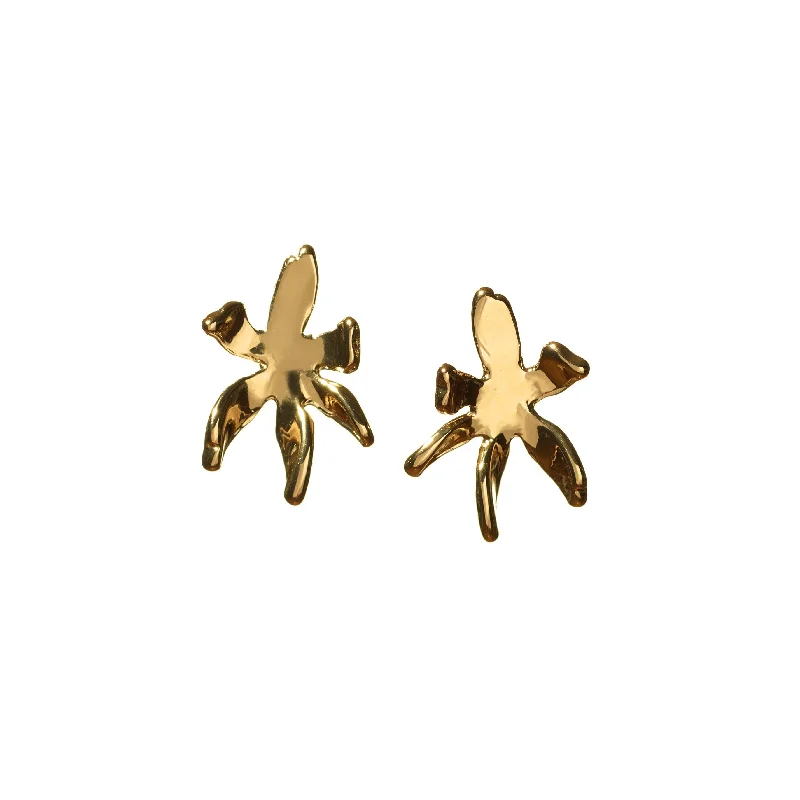 Unbeatable Offers On Luxury And Everyday Jewelry GOLD LILY STUD EARRINGS