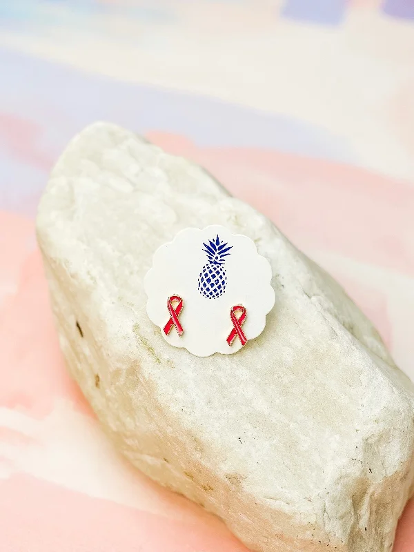 Best-Selling Jewelry Styles Now At Exclusive Discounts Pink Ribbon Signature Enamel Stud Earrings