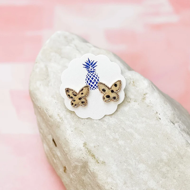 Timeless Jewelry, Timeless Savings – Don't Wait Spotted Butterfly Stud Earrings