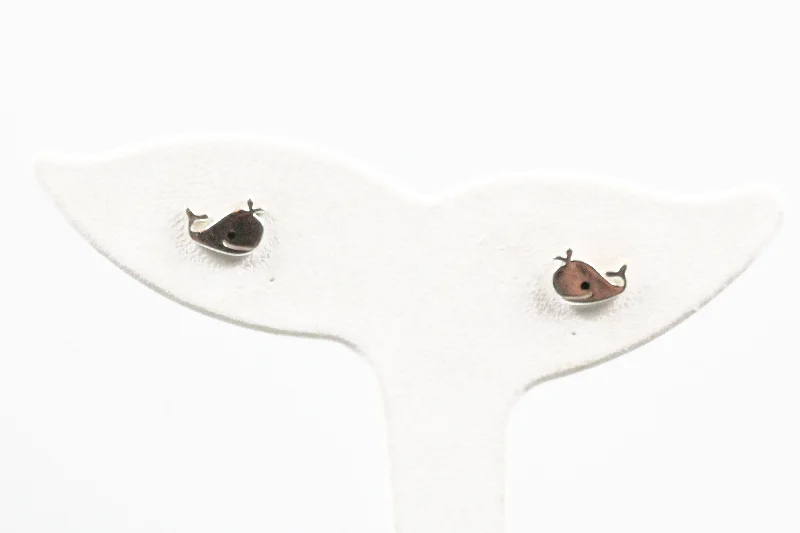 Save On Luxury Jewelry Pieces – Limited-Time Offers Sterling Silver Whale Stud Earrings